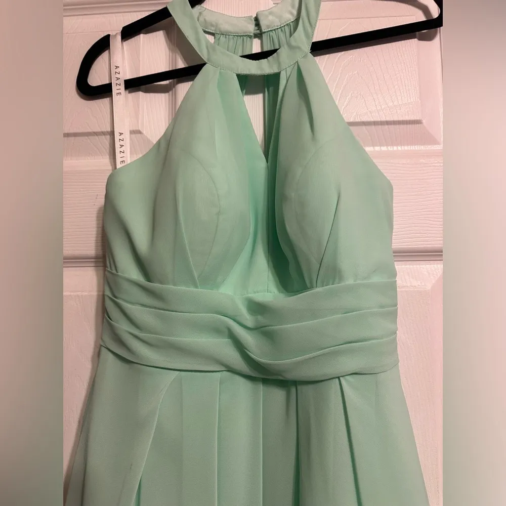 Mint‎ Green Halter Dress - Image 2