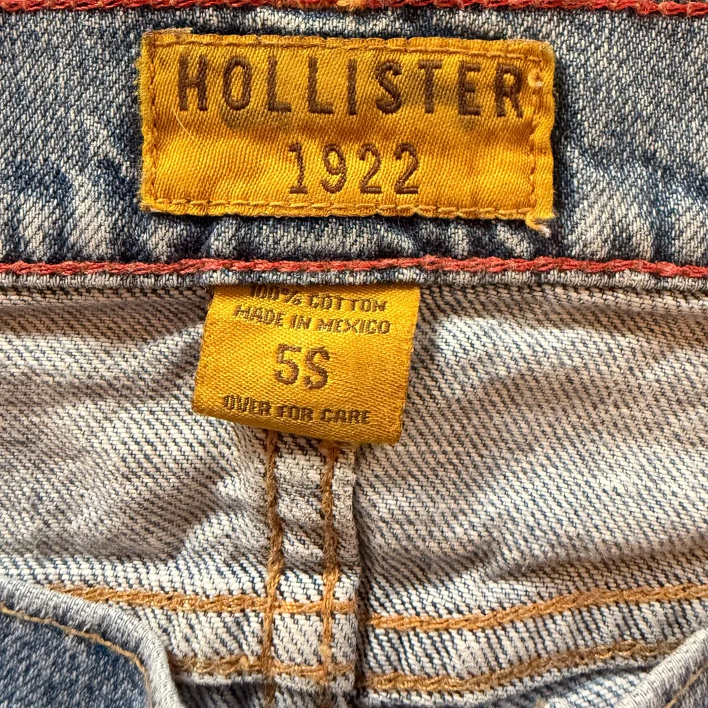 Hollister EUC Y2K Low Rise Button Fly Flare Jeans - Image 7