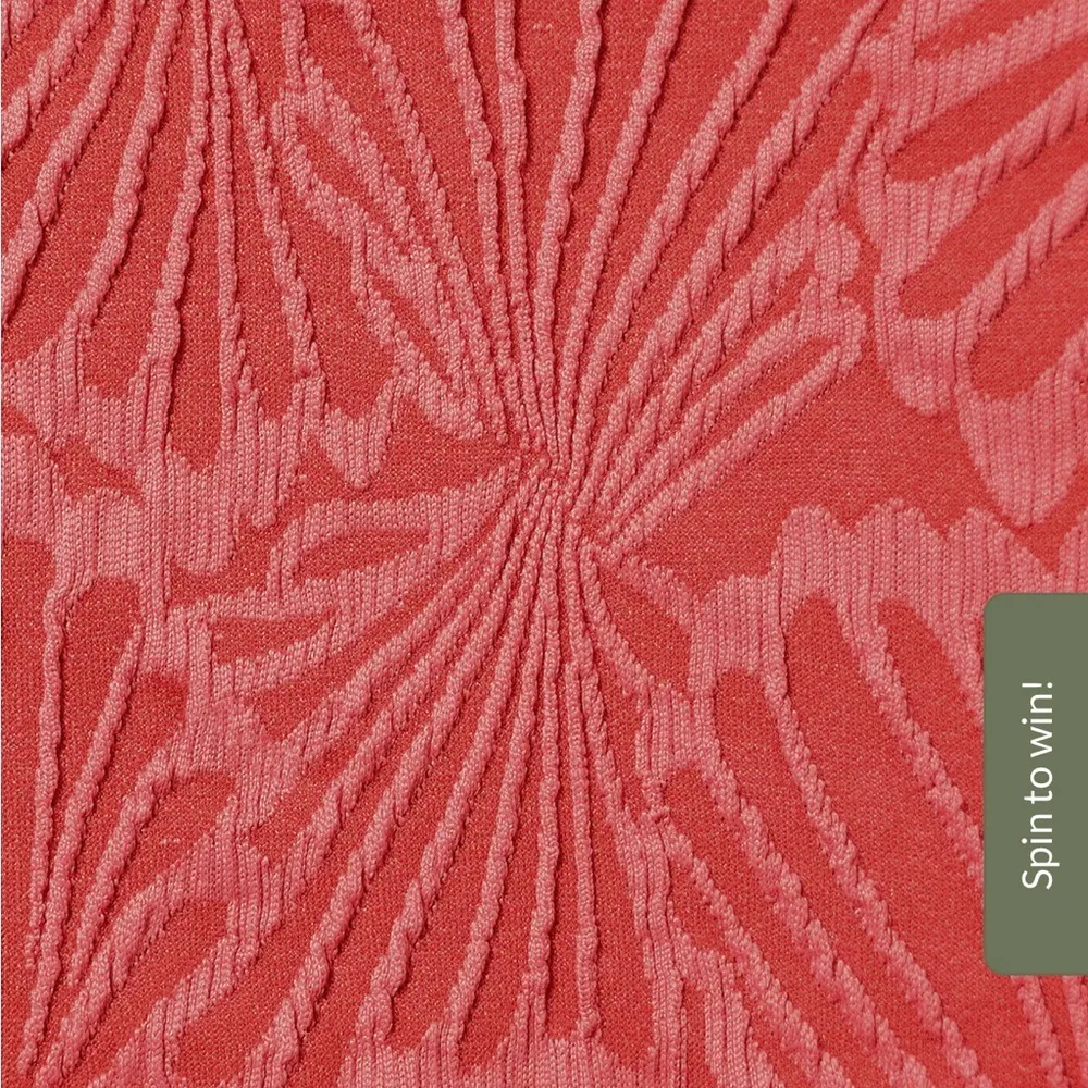 Berlook Jacquard Knot Bikini Top ONLY 43 Red Size M - Image 8