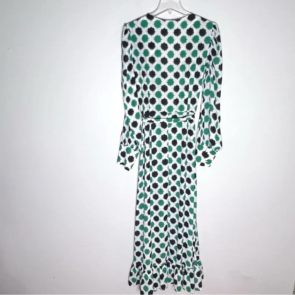 LA Doublej Super Smokin Hot Dress Black & Green Sz XL - Image 5