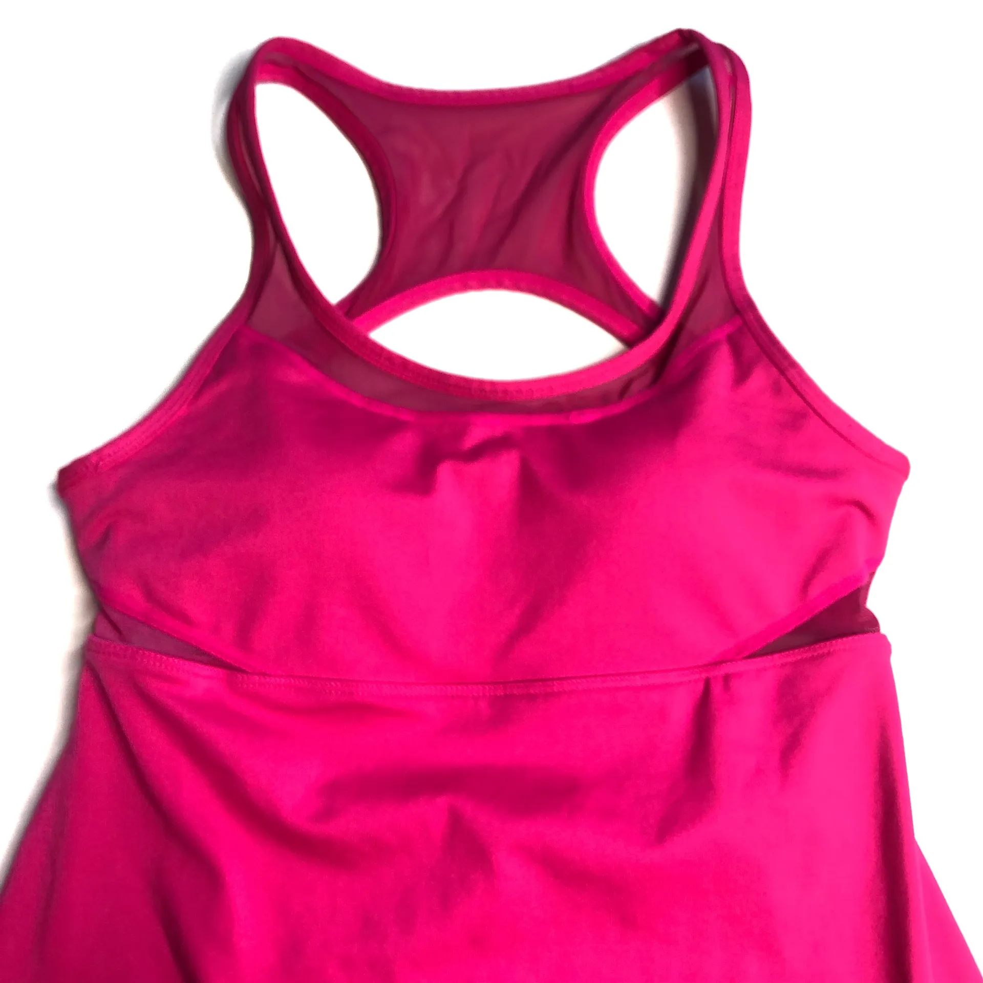 Hot Pink Mesh Racerback Tropez Dress - Image 5