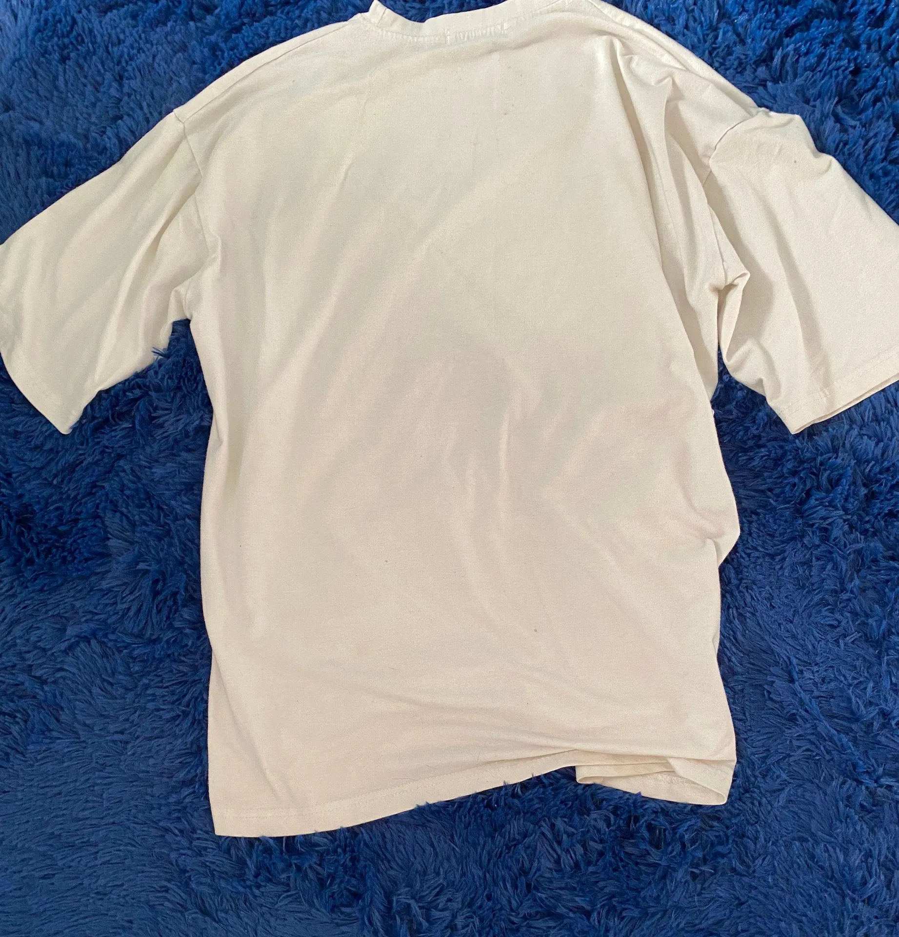 oversized white t shirt with teddy graphics - Image 2