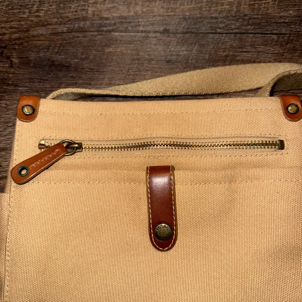 Vintage Fossil Canvas Mini Tote Camera Bag - Image 5