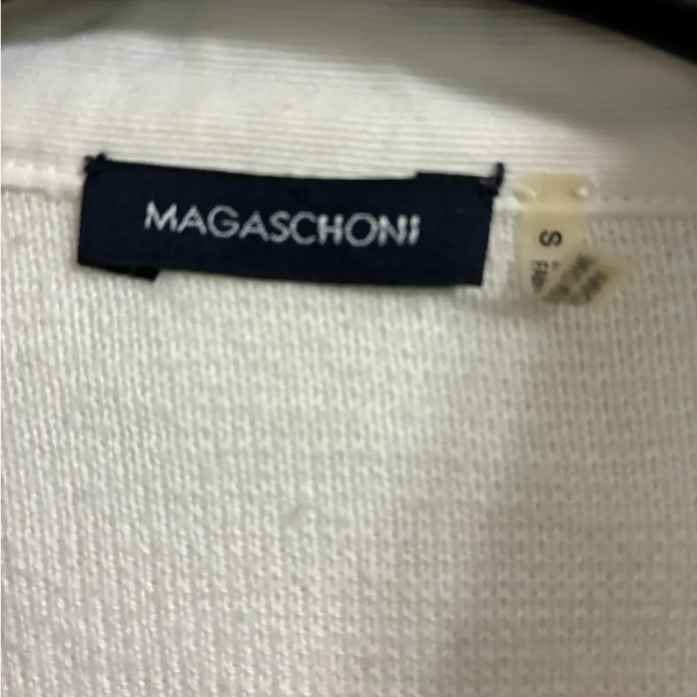 MAGASCHONI Off White hook & eye sweater blazzer S - Image 4