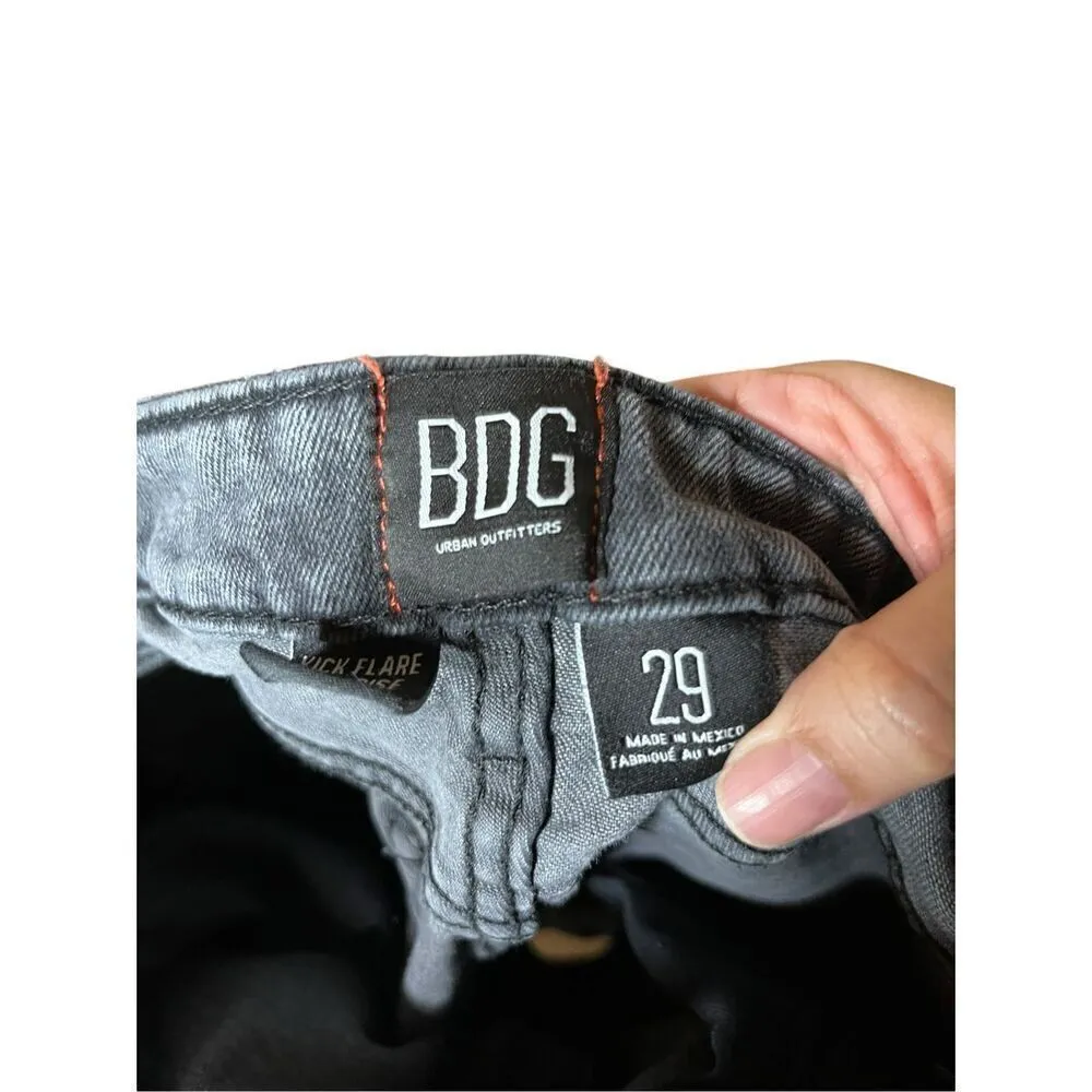 BDG‎ Kick Flare High Rise Cropped Jeans Size 29 - Image 8