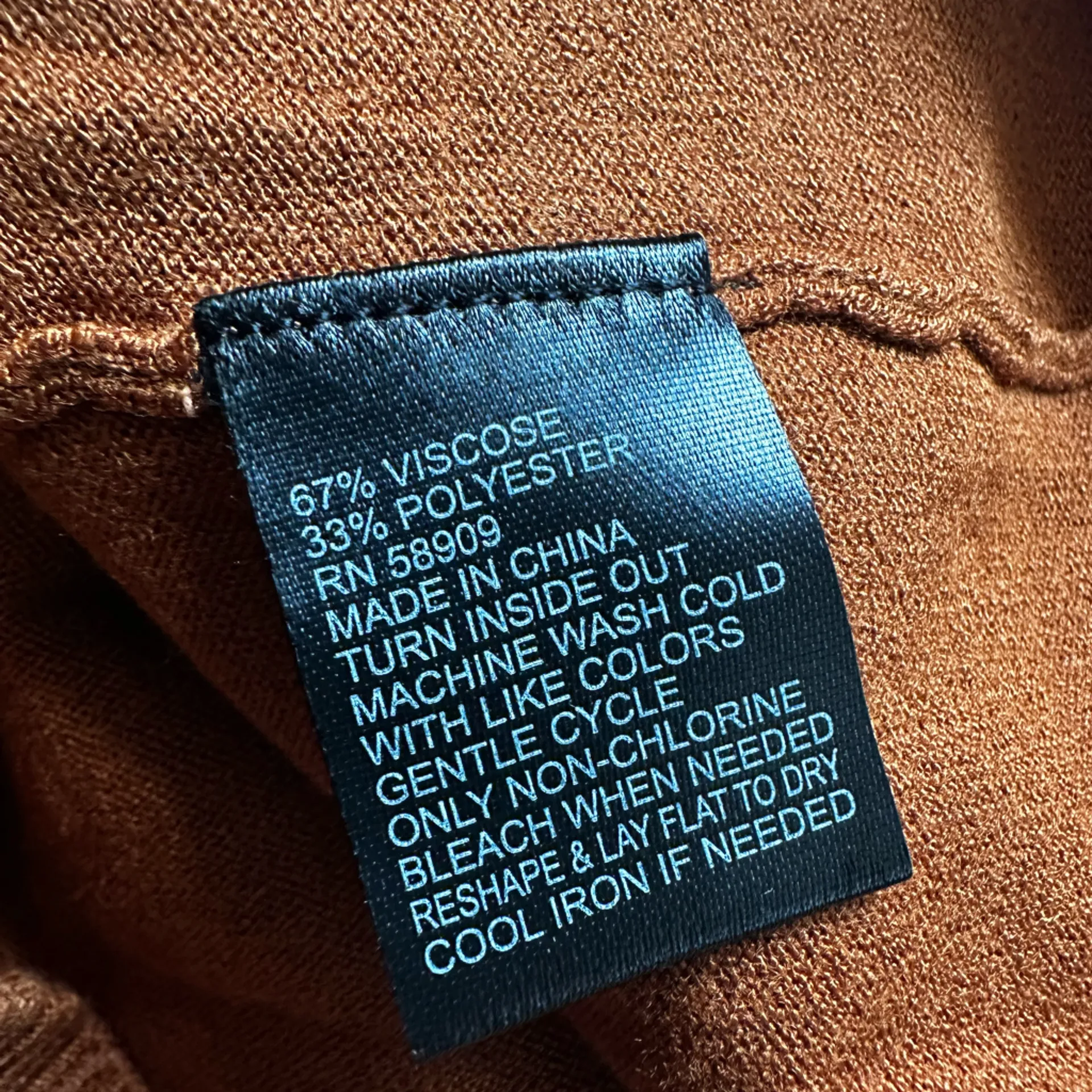 Antonio Melani Rust Pumpkin Turtleneck Sweater Fitted Stretchy Fall Winter Large - Image 6