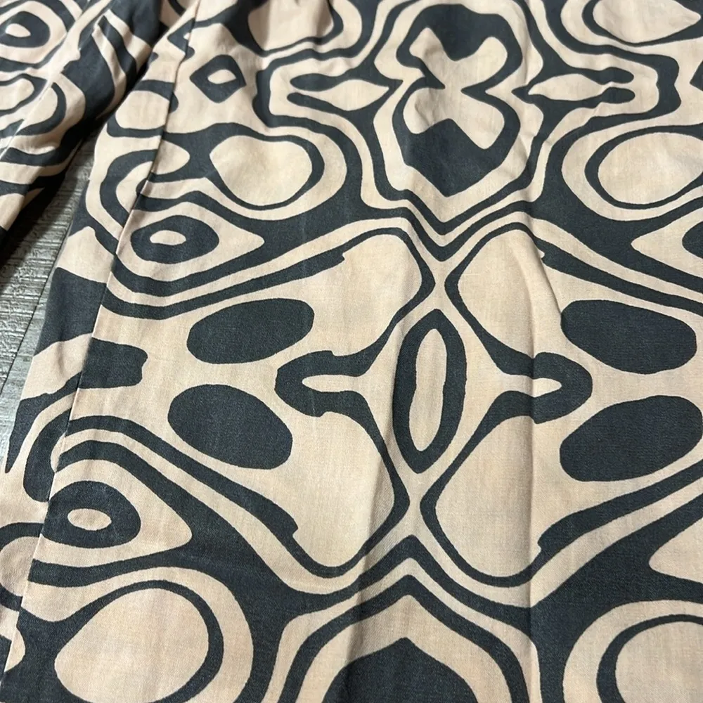 Jane & Delancey wide leg pants in tan and gray - Image 2