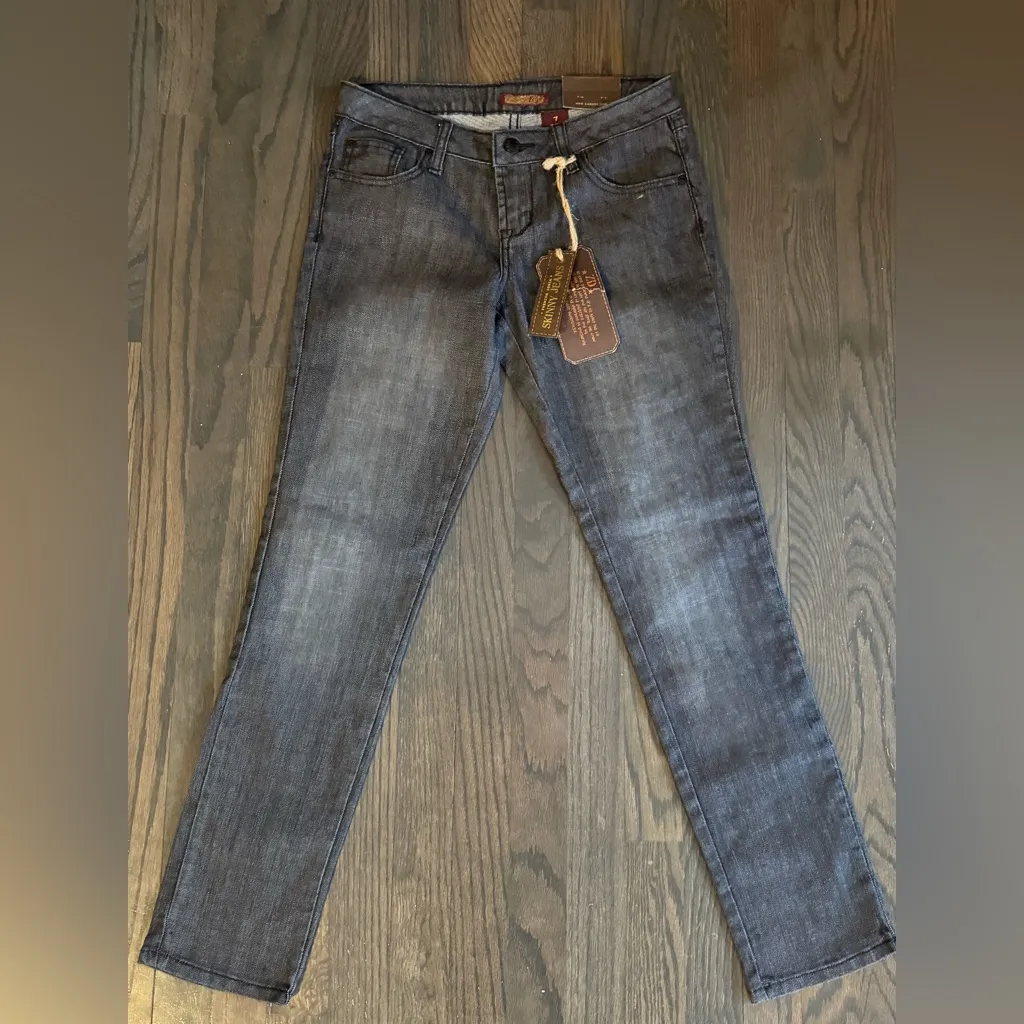 Zana Di premium denim y2k brand skinny jeans size 7 NWT - Image 2