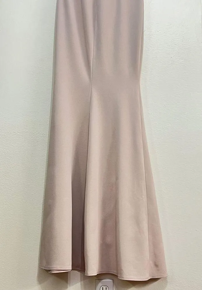 Katie May Hannah One Shoulder Crepe Gown - Image 9