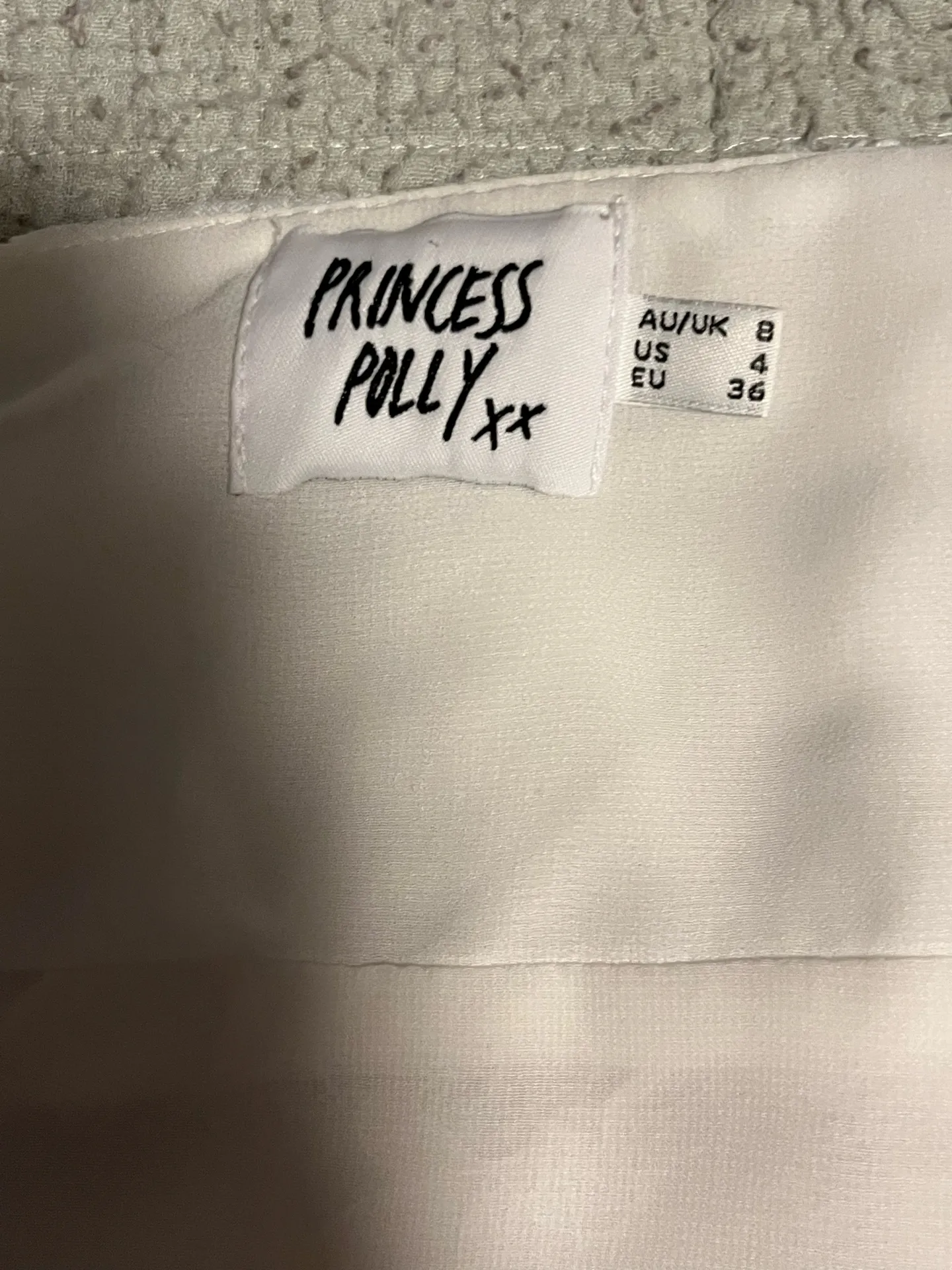 White Princess Polly Top - Image 3