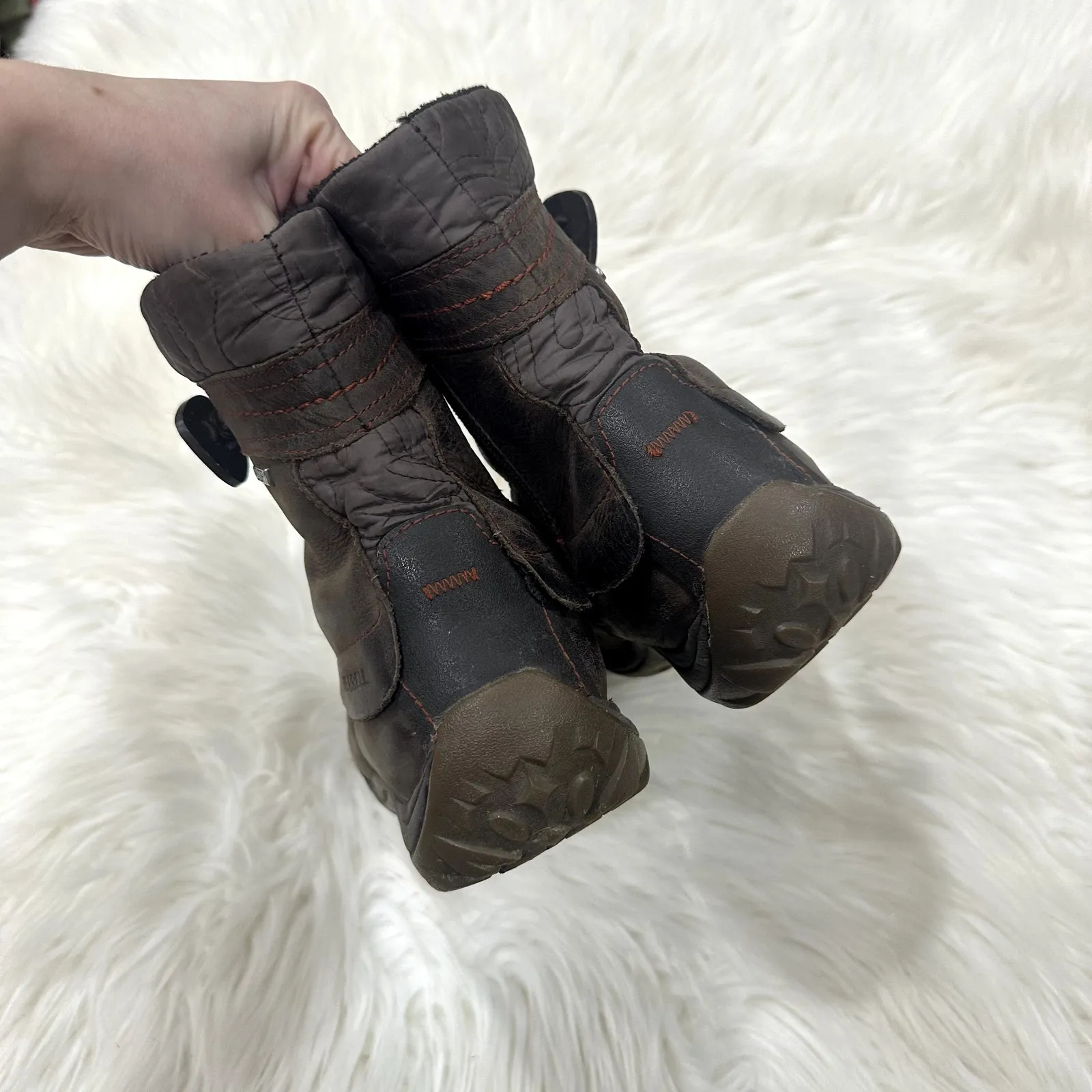 Merrell Dewbrook Zip Insulated Waterproof Snow Boots Sz 8.5 - Image 6