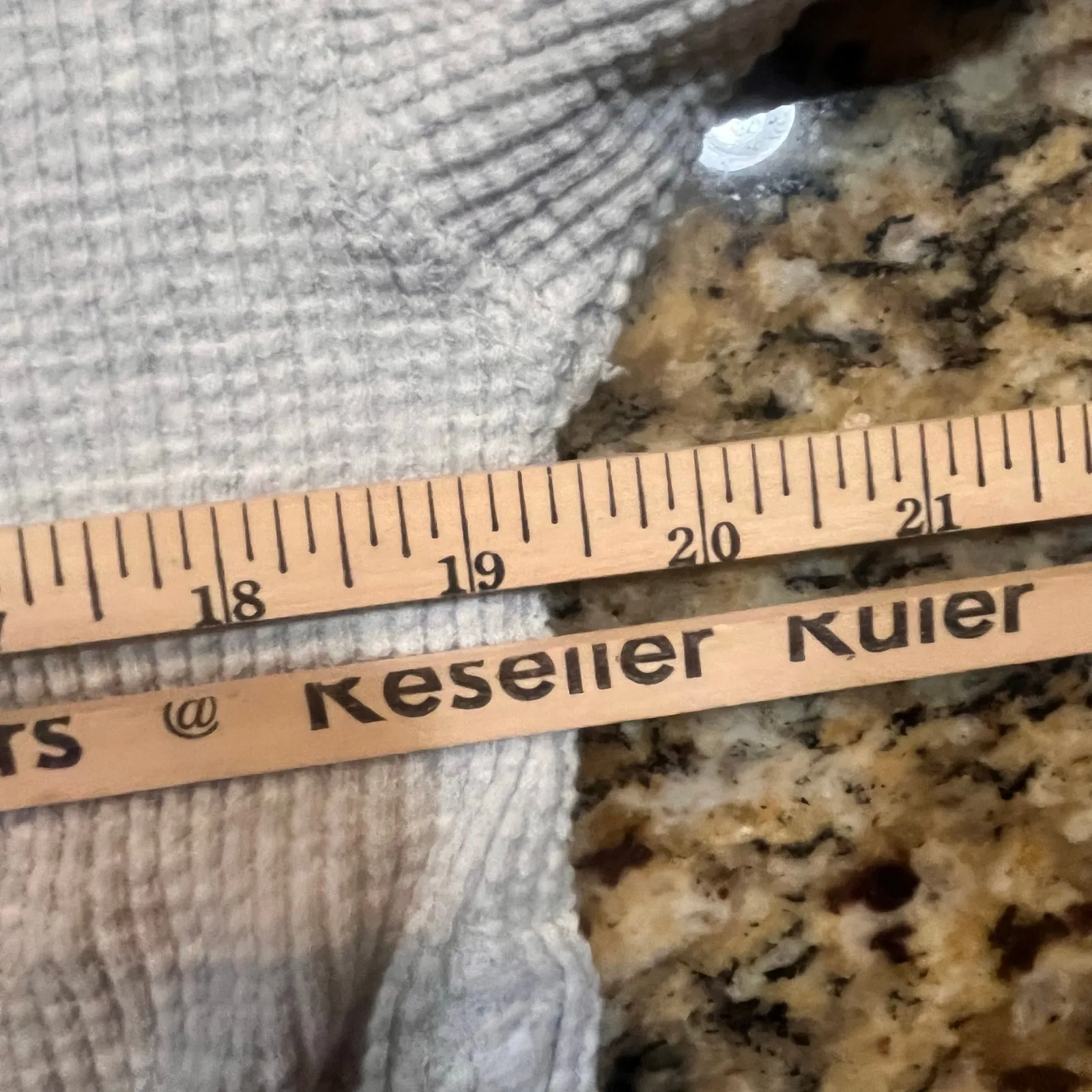 Aerie Offline XS Waffle Knit Crop Light Gray Cozy Lounge Stretch Top Minimalist - Image 4