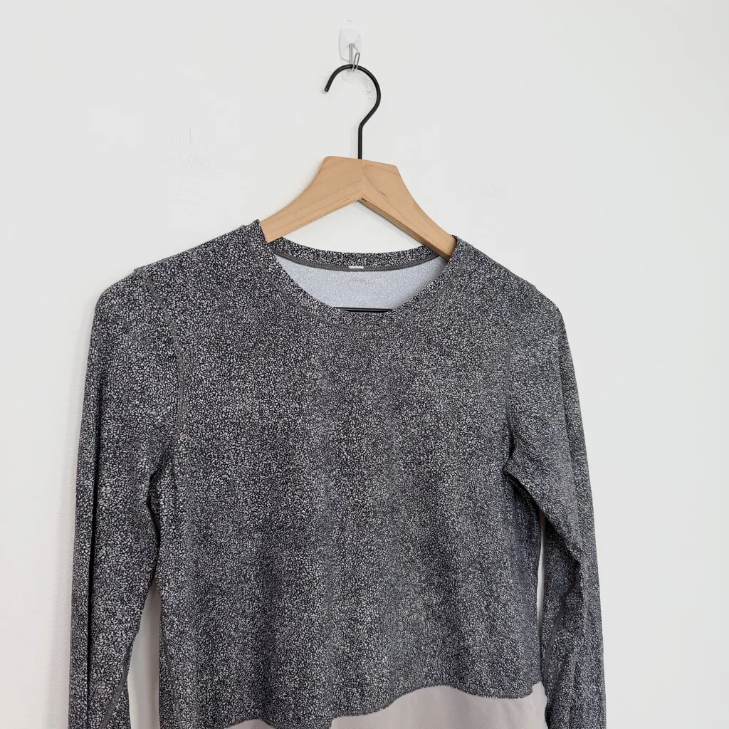 Lululemon Sole Training Long Sleeve Top UV Protection Sea Spray Alpine - Image 5