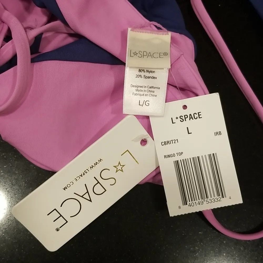 💕L*SPACE💕  Color Block Bikini Set (Ringo Top L + Mercury Classic Bottom M) NWT - Image 15