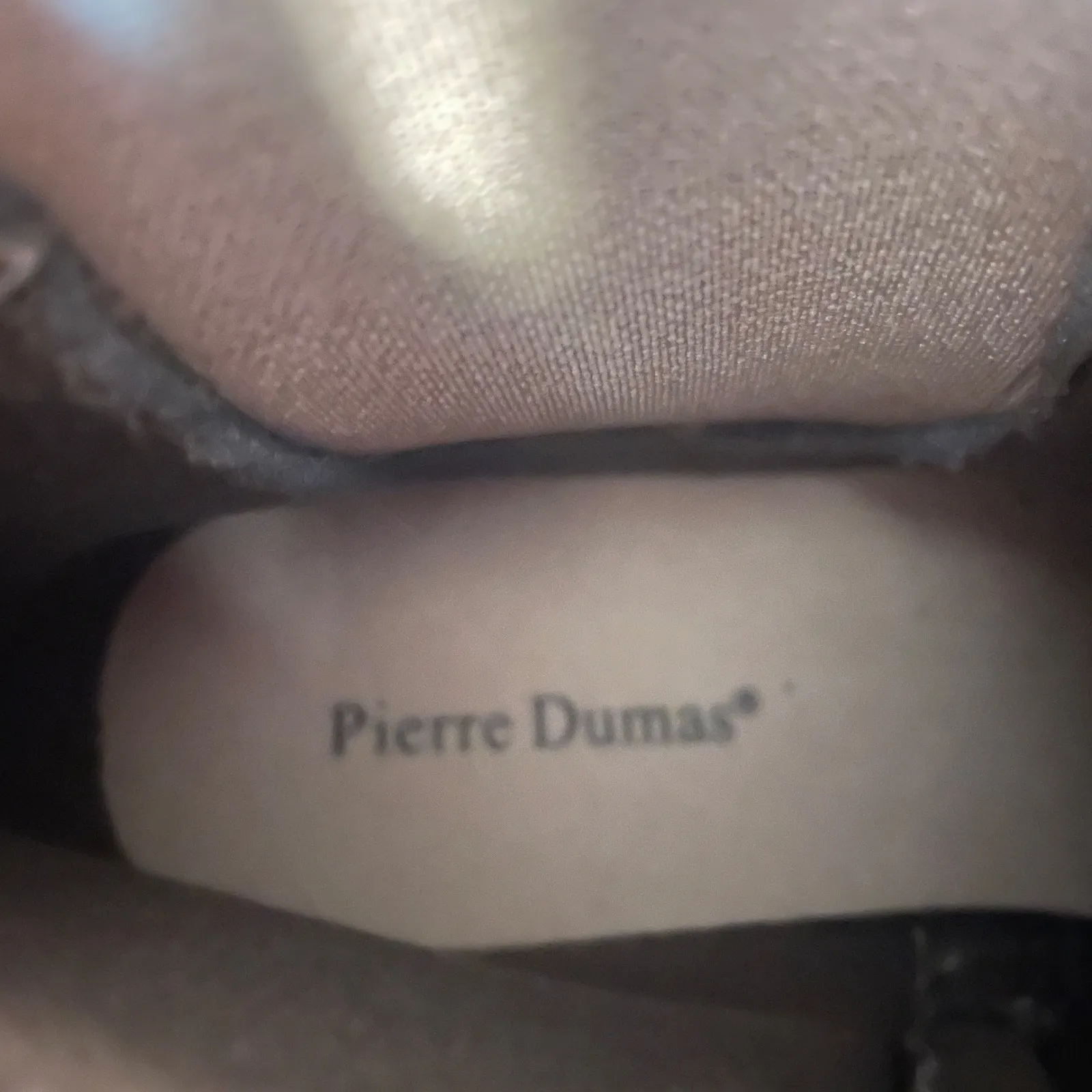 Pierre Dumas Lug Sole Ankle Boots Sz 10 Faux Leather Side Zip Chelsea‎ Style - Image 6