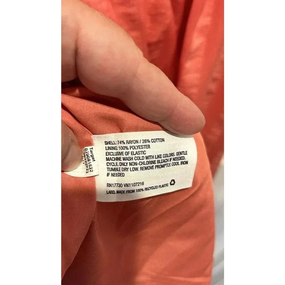 The Nines by Hatch Elbow‎ Sleeve Tonal Maternity Dress Women’s Size Medium Pink - Image 8