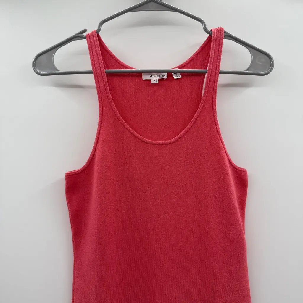 A.L.C. Chase Pink‎ Bodycon Tank Dress Women’s Size Small Sleeveless Fitted - Image 4