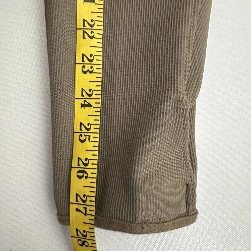 TUFF RIDER Starter Low Rise Pull on Breeches Womens Pants Size 26 Tan Equestrian - Image 7