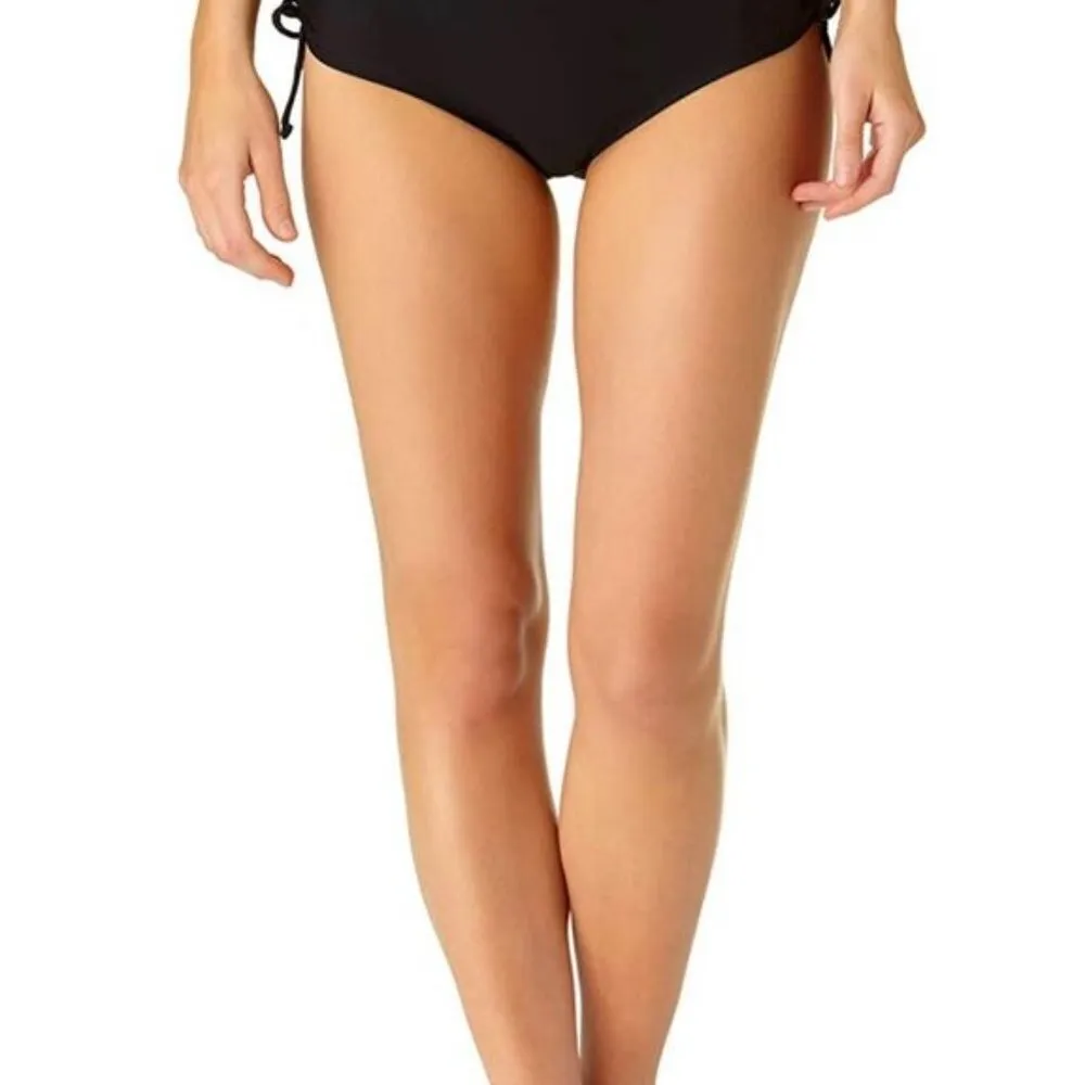 Womens Bikini Bottoms‎ Large Missy Swimsuit Black - Image 2