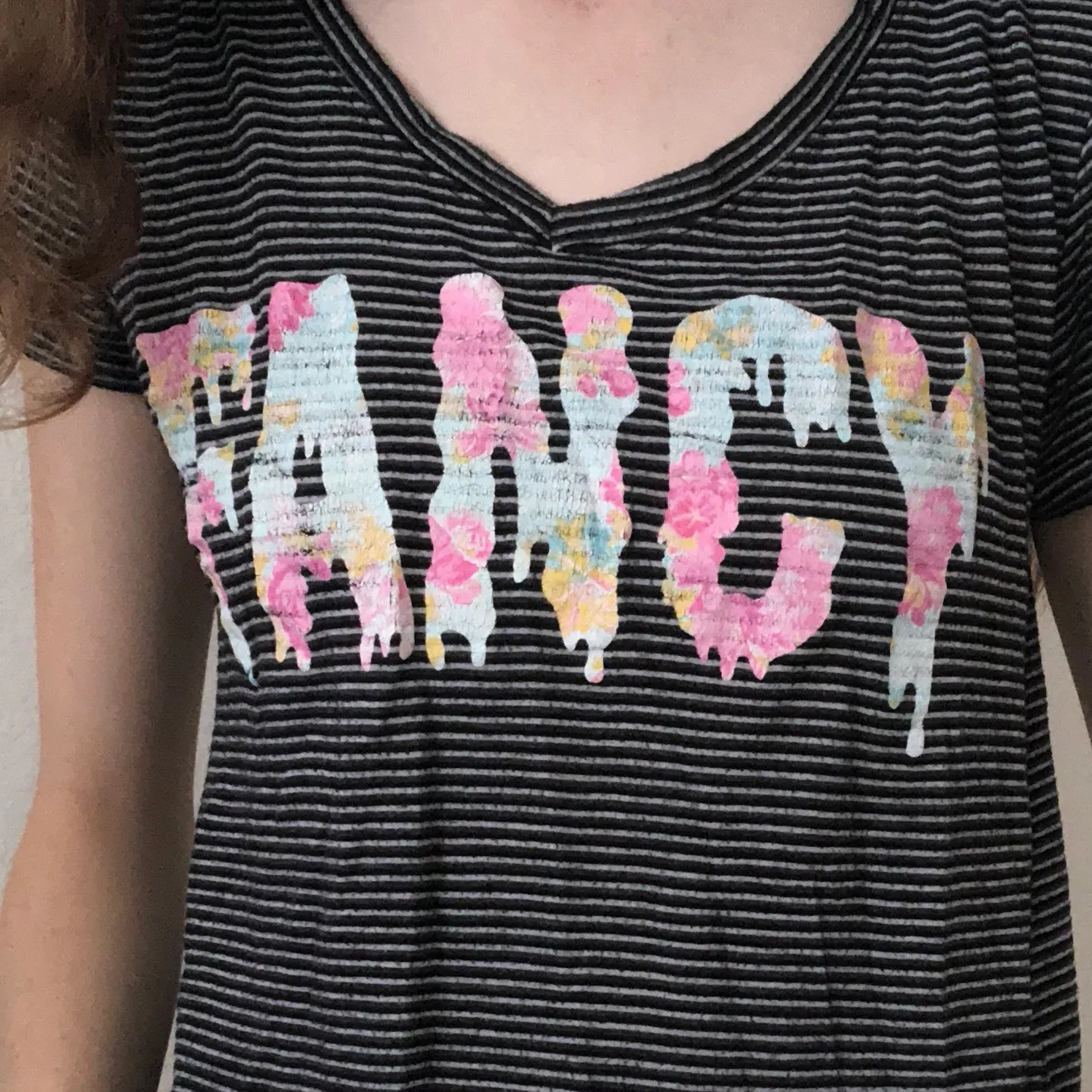 black and white fancy print shirt - Image 3