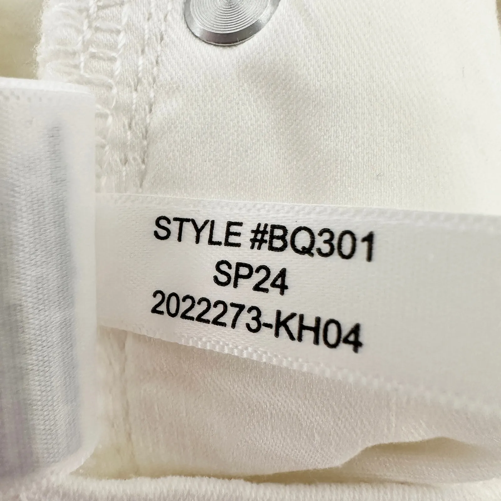 J.Crew 9" Demi Boot Crop Jean White Mid Rise Flare Ankle Raw Hem US 24 NWT - Image 15