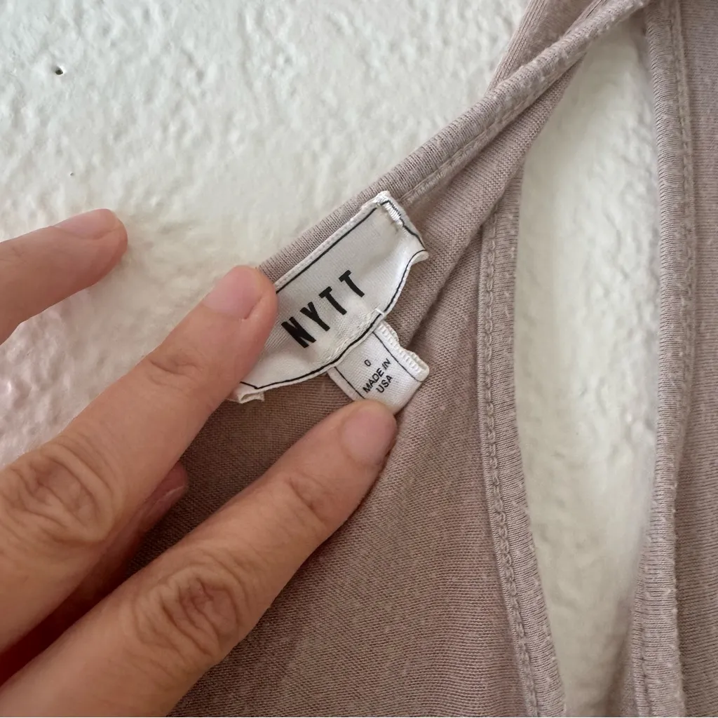 Nytt sleeveless crew neck knit cowl back tunic - Image 3