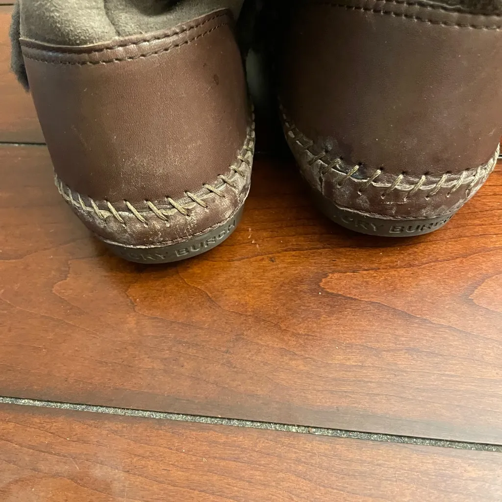 Tory Burch Amelie Sherling Suede Boots‎ - Image 5