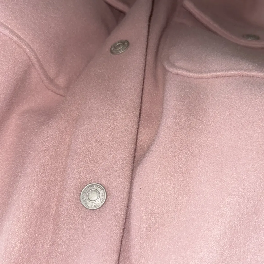 NWOT We The Free X FREE PEOPLE Lola Shirt Jacket Blush Pink - Image 7