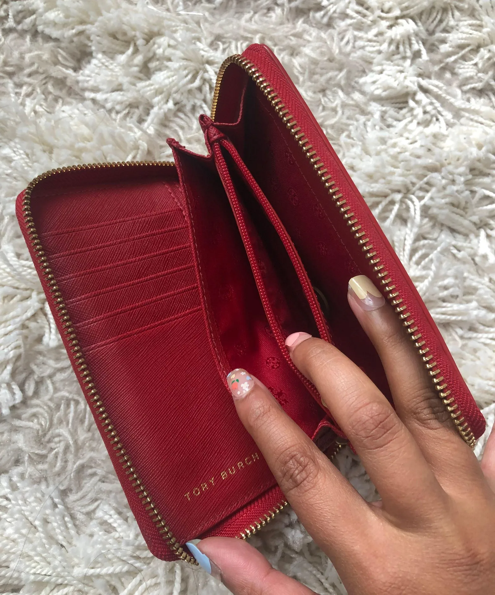 Tory Burch Red Wallet - Image 4