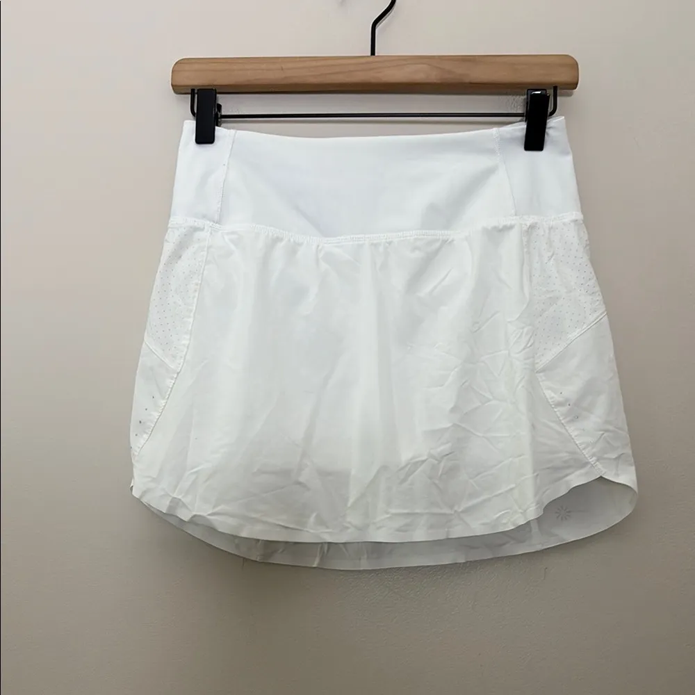Athleta Run With It 14” Skort Active Bright White Size XS - Image 15