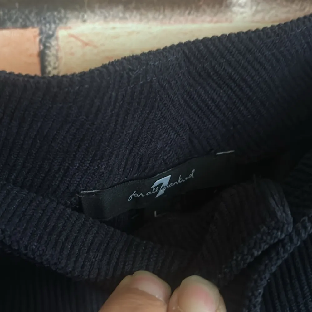 7 For All Mankind Blue Corduroy Stretch - Image 2