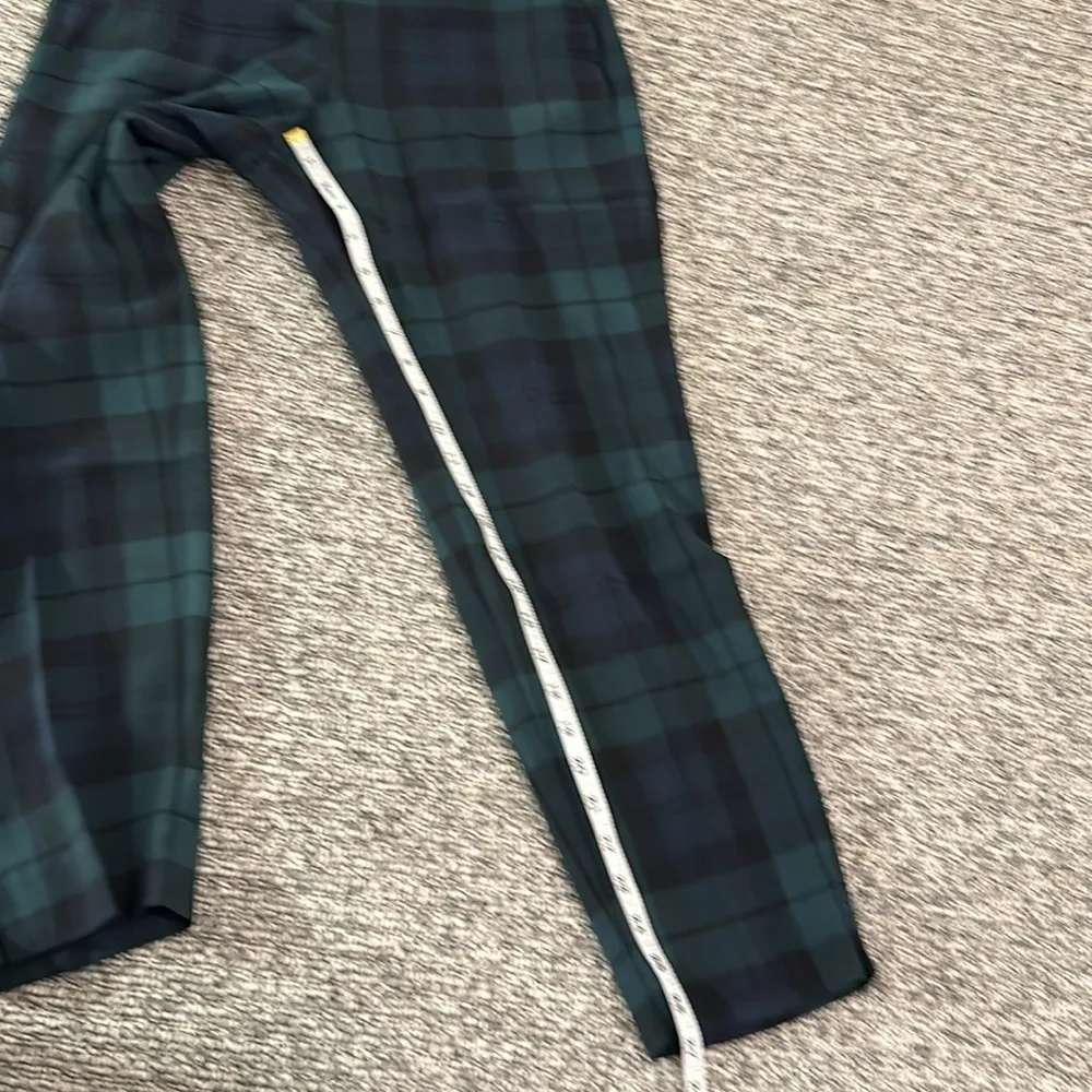 NWT JCrew Factory Blackwatch Plaid Jamie Pant Sz 8 Black - Image 4