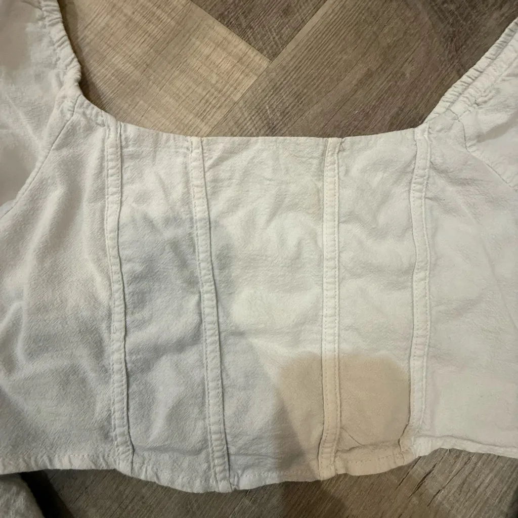 Kirious Los Angeles White Corset Style Milkmaid Top - Image 2