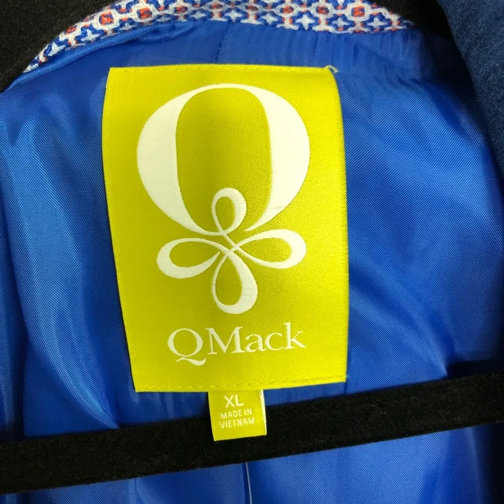 Q Mack printed textured coat Size XL - Image 4