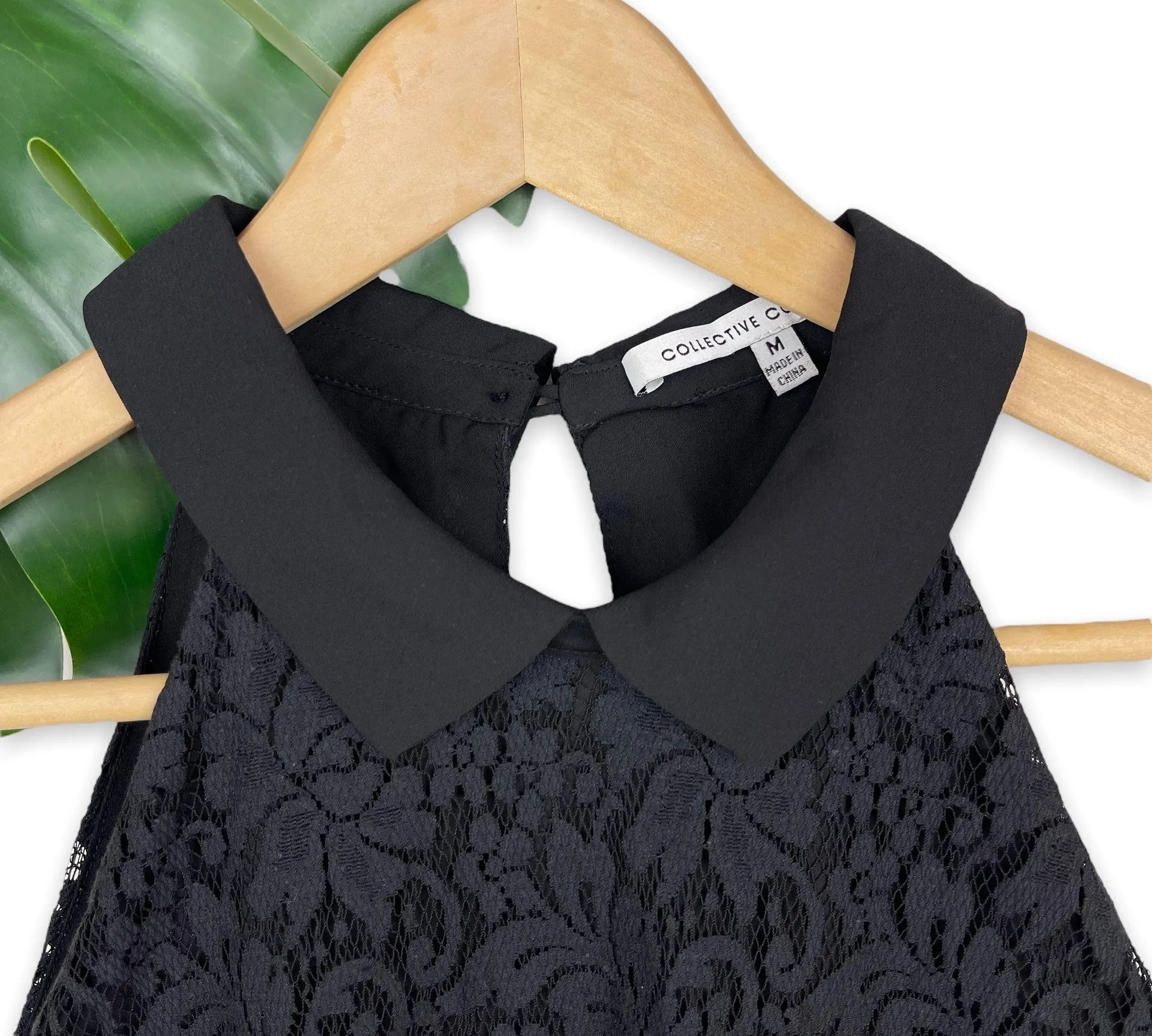 Collective Concepts Peter Pan Lace Collared Top - Image 7