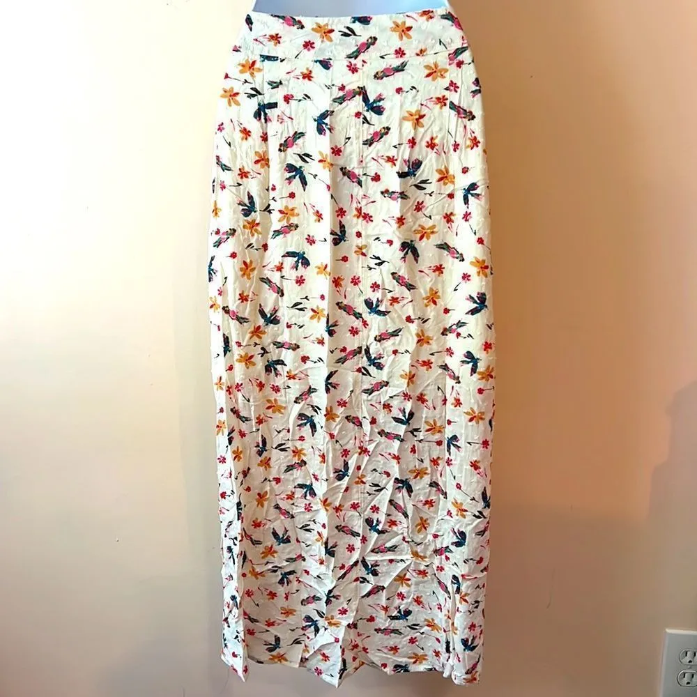 Honey Punch Hi Lo Ivory Multi Skirt Sz S - Image 3
