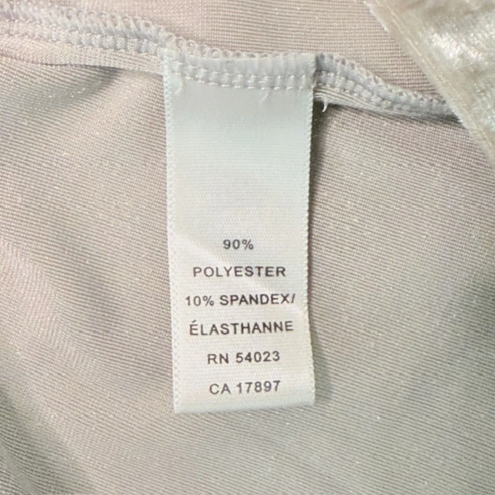 VTG Banana Republic Y2K Gray Velour Lace Stretchy Stylish Sleeveless Tank Top L - Image 5