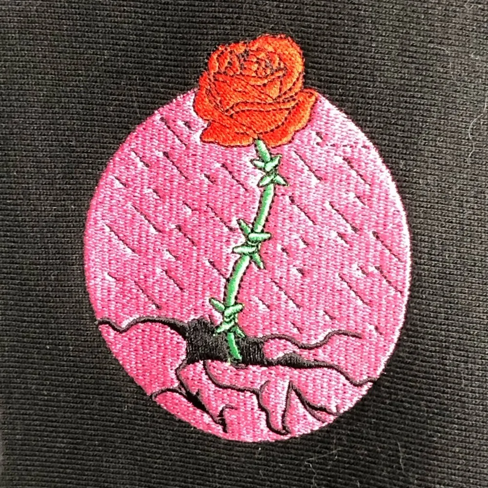 DREAM, black graphic hoodie Size L - Image 3