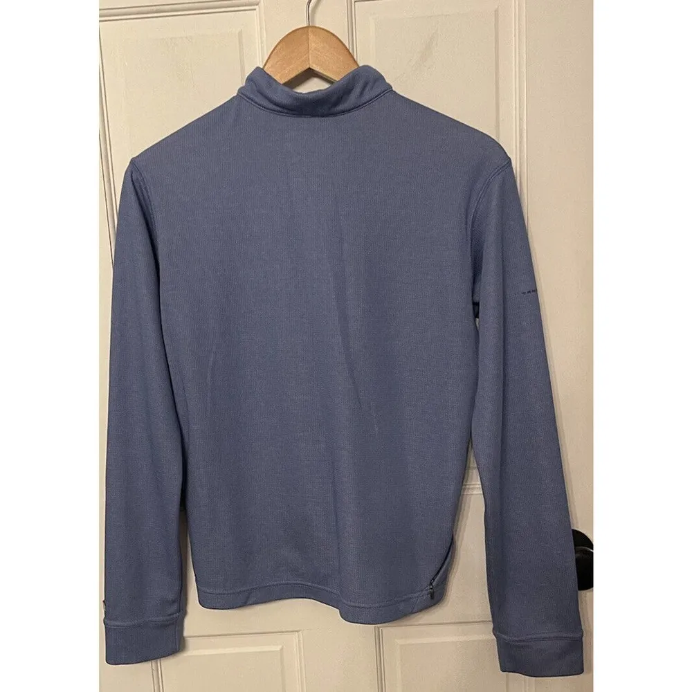 Columbia GRT Sweatshirt Women’s Size Large Blue 1/4 Zip Pullover Fleece Omni Dry - Image 2