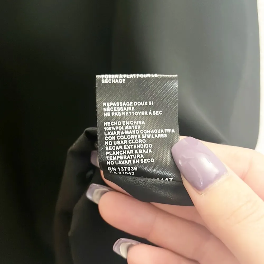 Paper Crane Black Beaded Gold And Silver High Neck Chiffon Top - Image 7