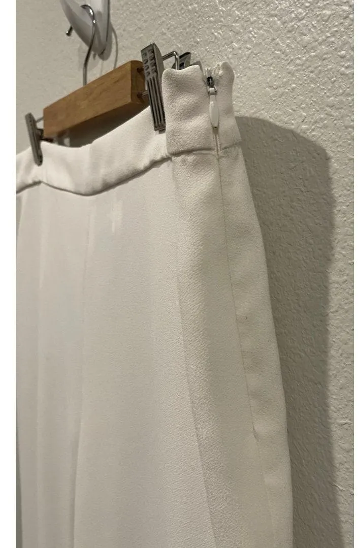 ZARA  White Ruffle Pants - Image 5