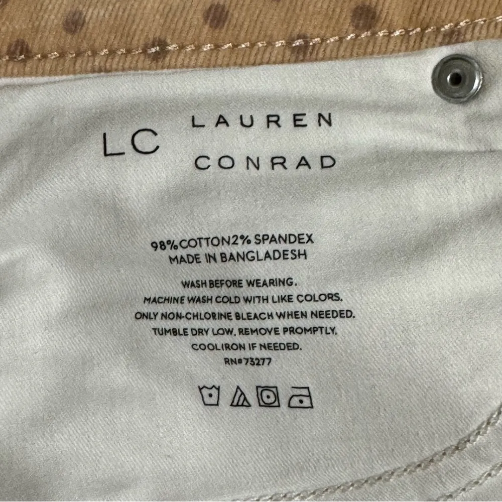 Lauren Conrad Corduroy Skinny High Rise Jeans - Image 8
