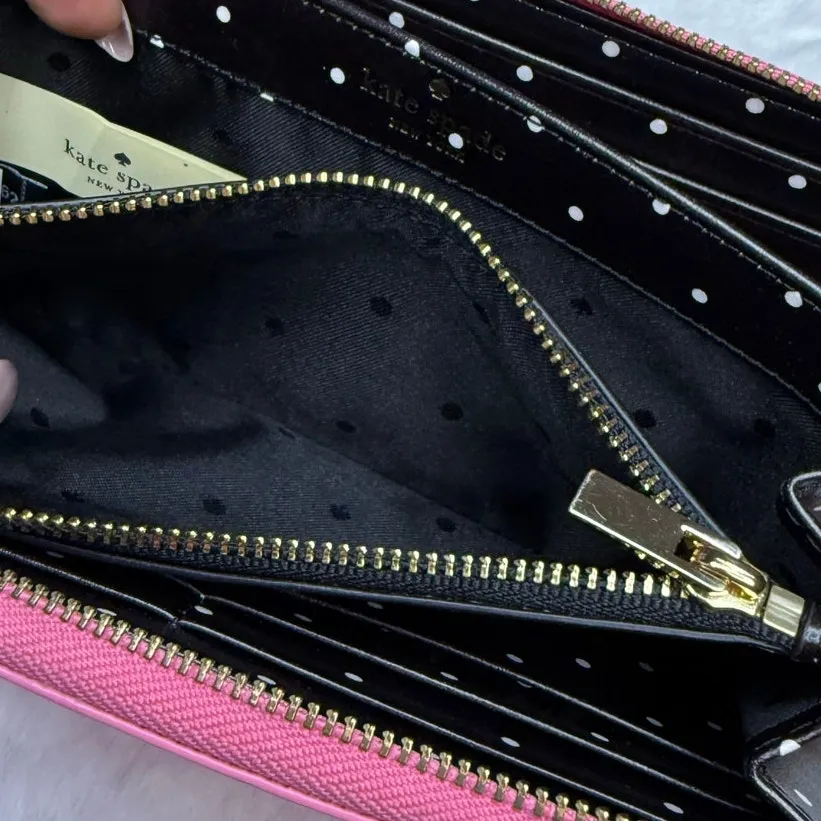 Kate Spade  New York Pink Zip Around Wallet - Image 9