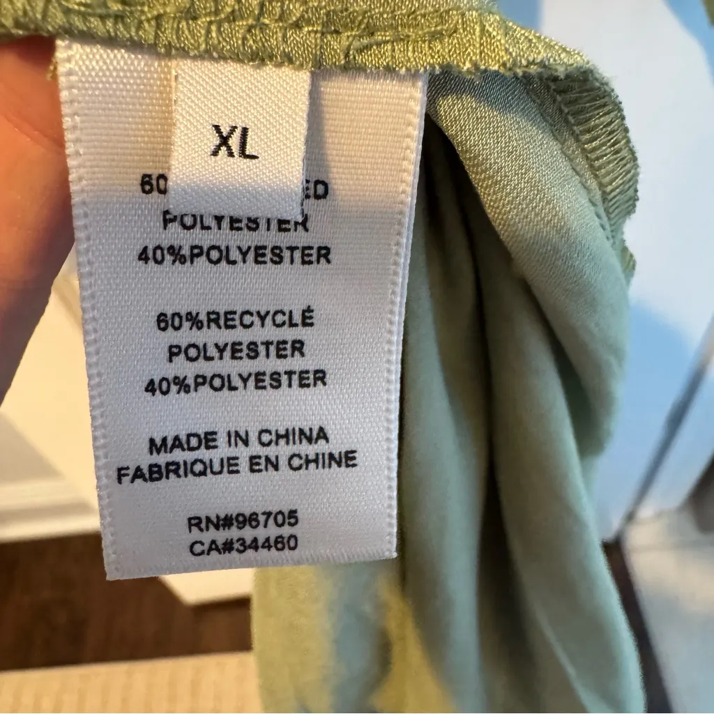 Rebecca Taylor Pleated Sateen Long-Sleeve Dress In Matcha Green | XL - Image 7