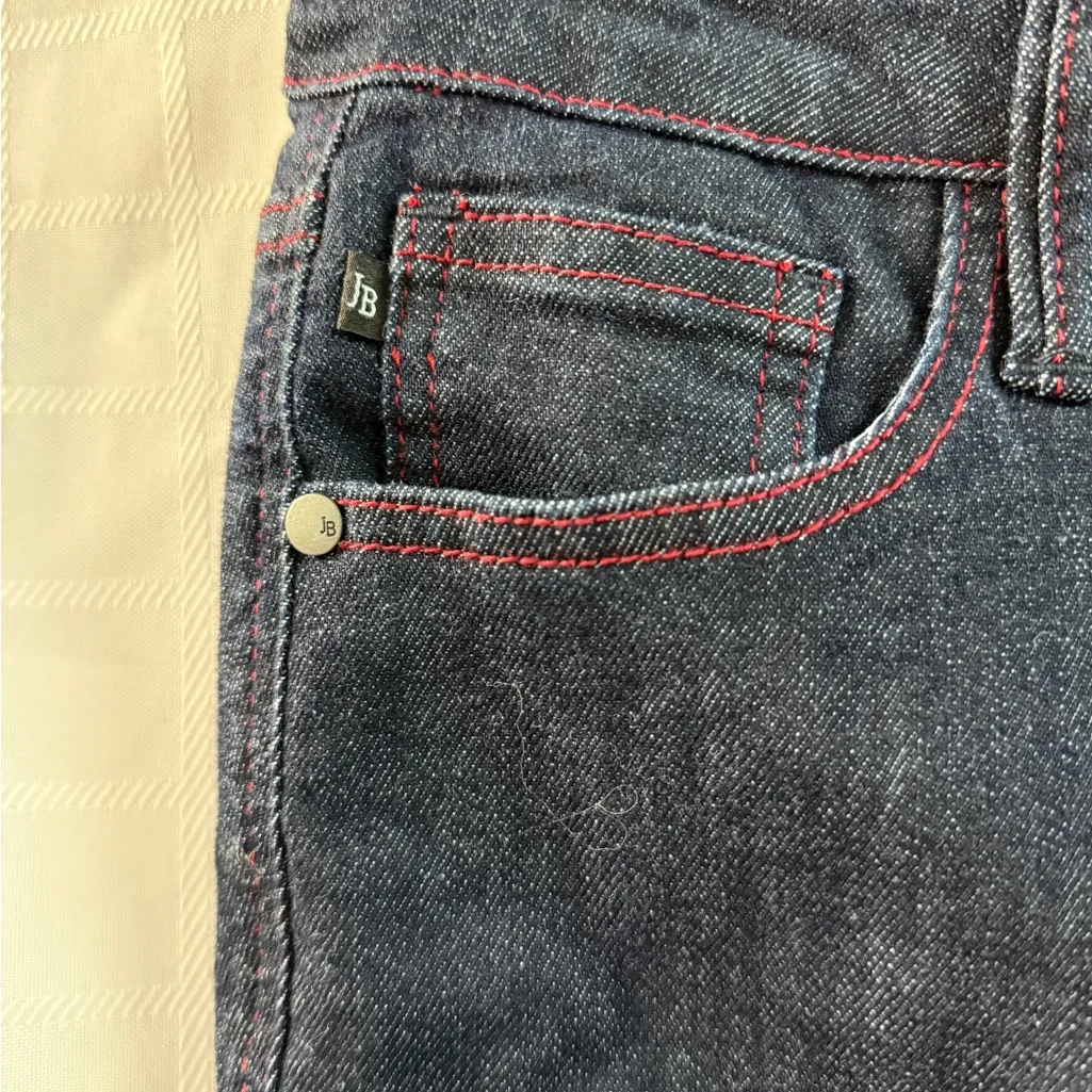 Judy Blue Dark Blue Skinny Jeans heart shaped back pockets 7/28 - Image 10