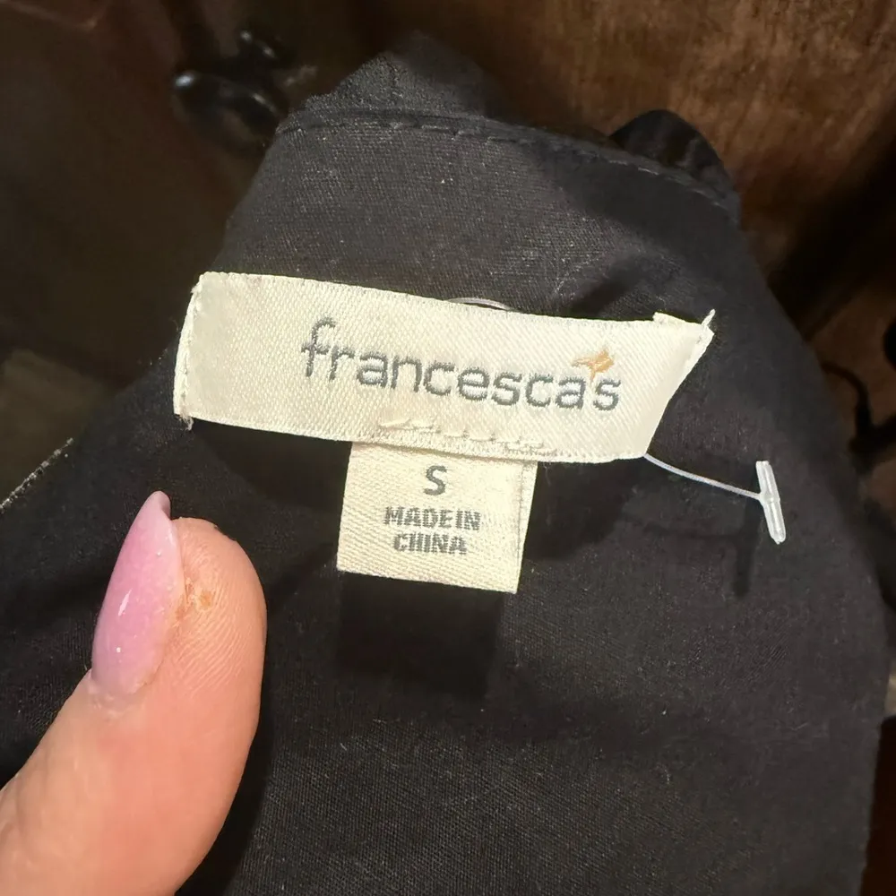 Francesca's Collections Black Off Shoulder Romper Sweetheart Neckline - Image 7