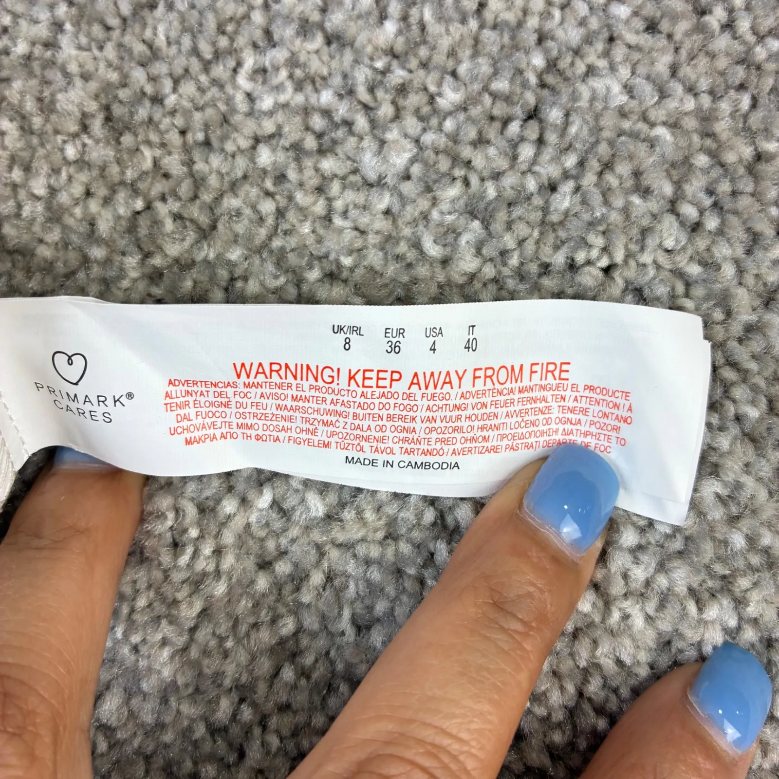 Primark Beige Culottes Shorts Women's Size 4 Wide‎ Leg Linen Blend Preppy Casual - Image 5