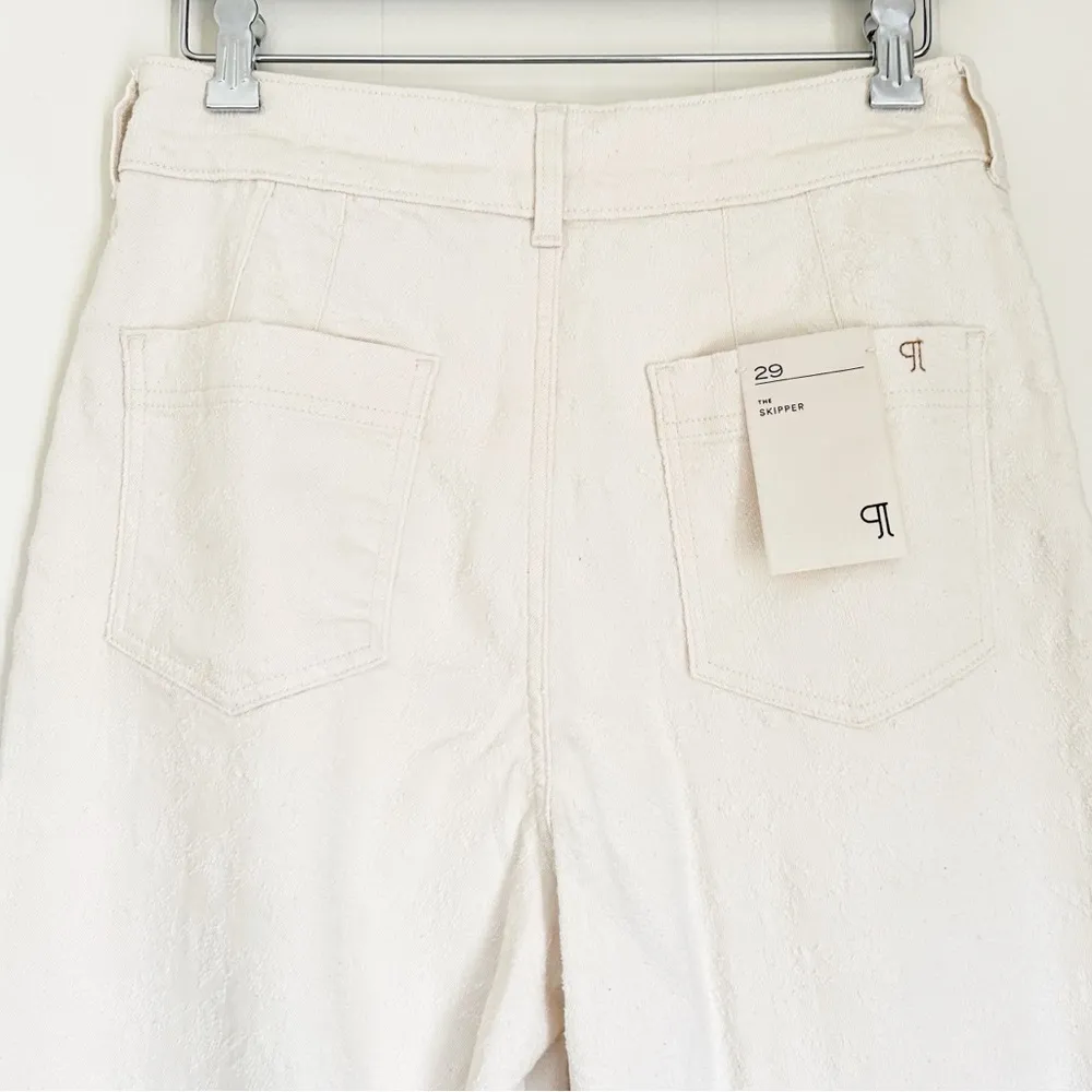 NWOT ANTHROPOLOGIE Pilcro The Skipper Cropped Wide Leg Trouser Pants 29 - Image 11