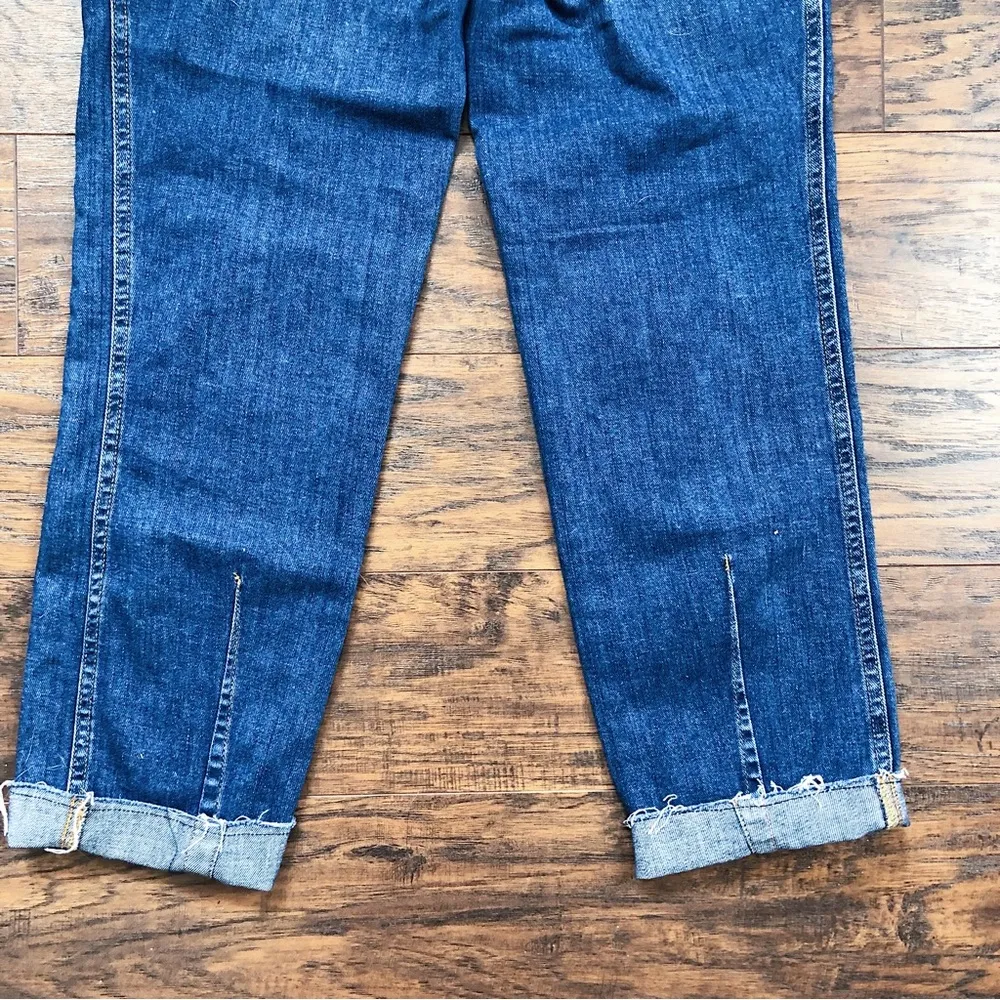 Anthropologie Pilcro • Anthro Buckled Ultra High-Rise Cropped Slim Jeans boyfriend raw hem - Image 10