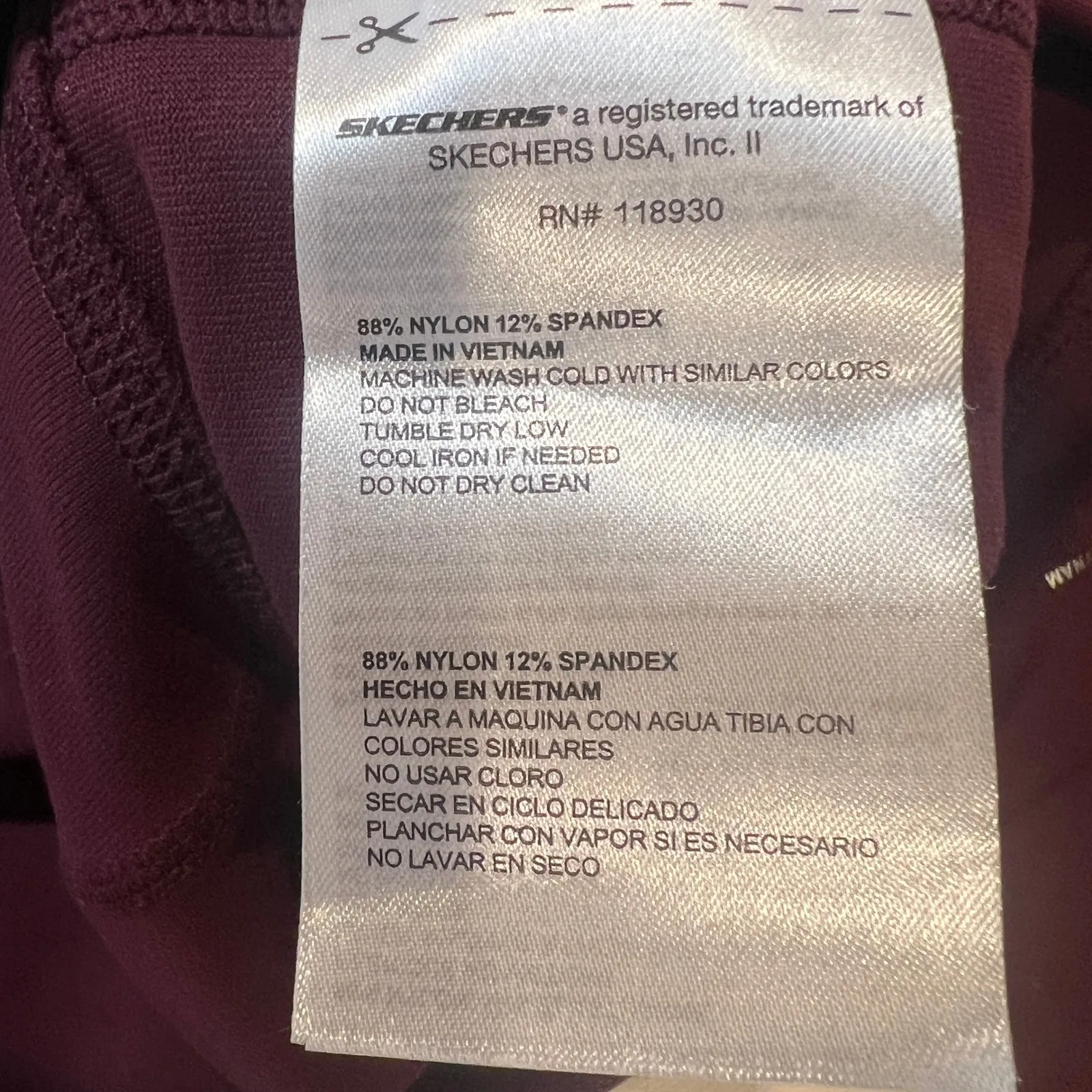 Skechers Women's Small Plum Straight-Leg GoWalk Pants Cleanfit Athleisure - Image 7